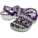 personalized sacramento kings christmas motif clogs best selling