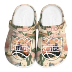 personalized sacramento kings desert cactus pattern clogs best selling