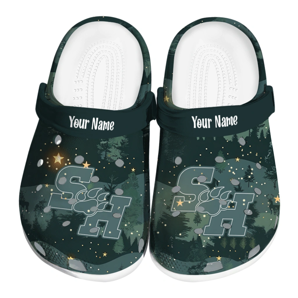 personalized sam houston bearkats deer nightscape clogs best selling personalized sam houston bearkats deer nightscape clogs best selling