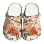 personalized sam houston bearkats desert cactus pattern clogs best selling
