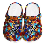 personalized san antonio spurs prism pieces clogs best selling