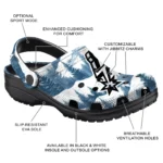 personalized san antonio spurs snowy mountains clogs best selling