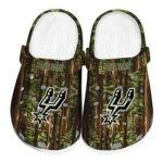 personalized san antonio spurs woods forest designs clogs best selling