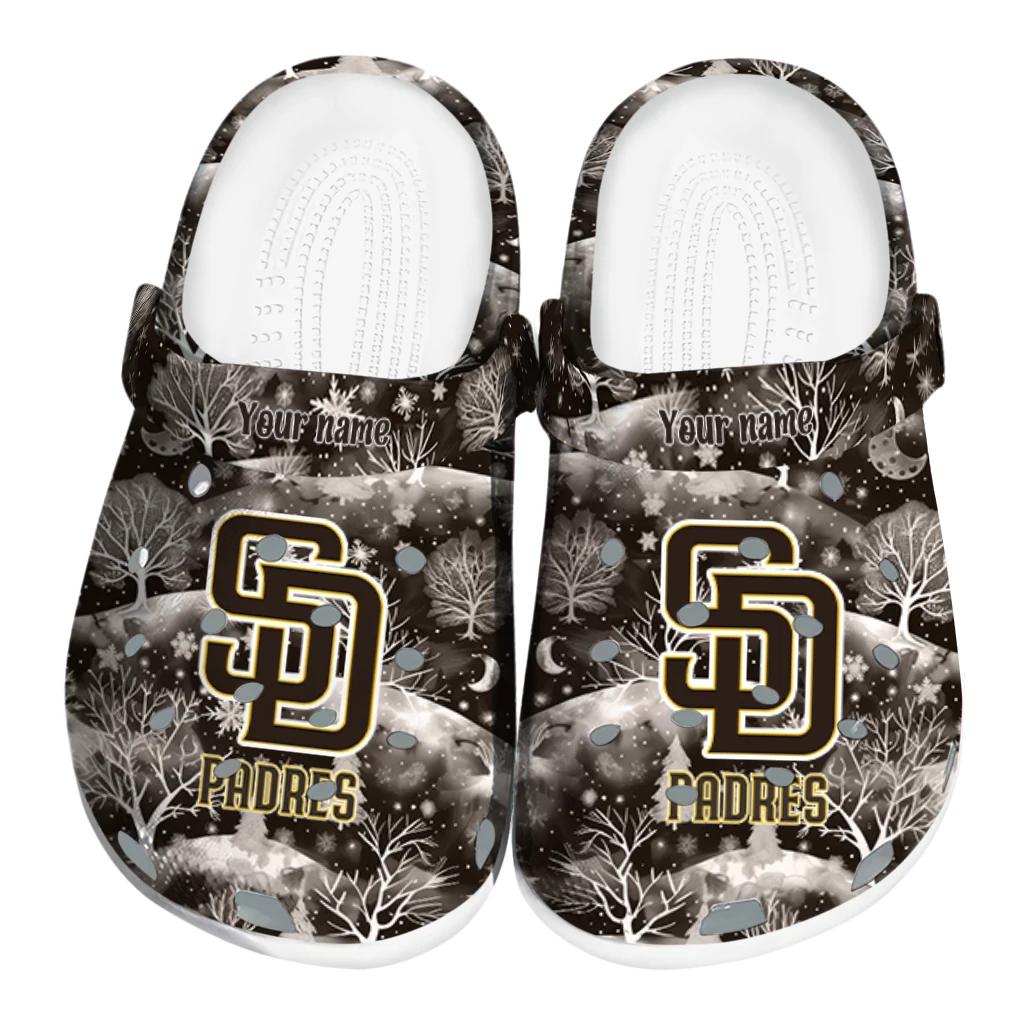 personalized san diego padres snowy hills clogs best selling personalized san diego padres snowy hills clogs best selling