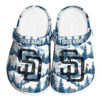 personalized san diego padres snowy mountains clogs best selling