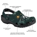 personalized san francisco 49ers deer nightscape clogs best selling