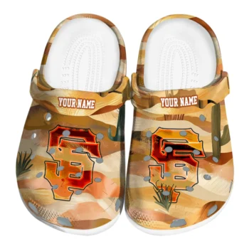 personalized san francisco giants desert layers clogs best selling