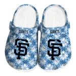 personalized san francisco giants snowflake mosaic clogs best selling