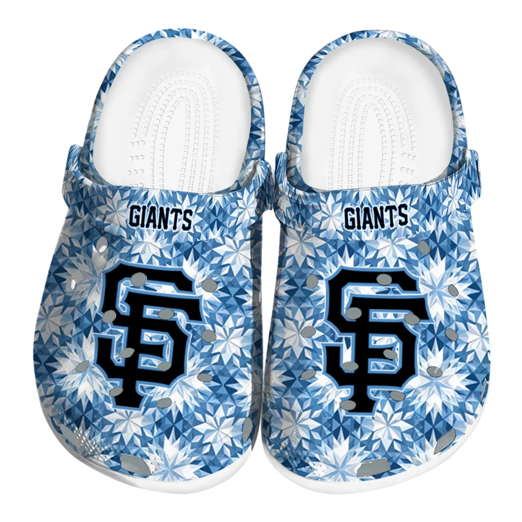 personalized san francisco giants snowflake mosaic clogs best selling personalized san francisco giants snowflake mosaic clogs best selling