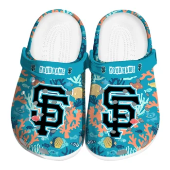 personalized san francisco giants tropical fish ocean clogs best selling