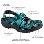 personalized san jose sharks snowy hills clogs best selling