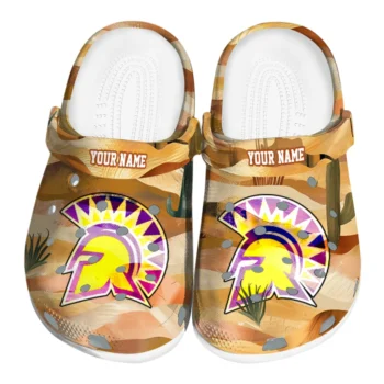 personalized san jose state spartans desert layers clogs best selling