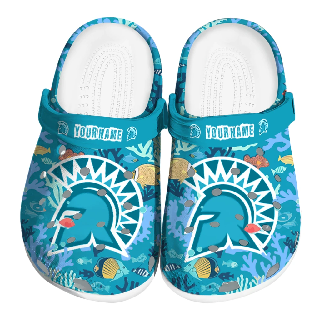 personalized san jose state spartans tropical fish ocean clogs best selling personalized san jose state spartans tropical fish ocean clogs best selling