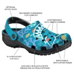 personalized san jose state spartans tropical fish ocean clogs best selling