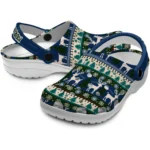 personalized seattle mariners christmas motif clogs best selling
