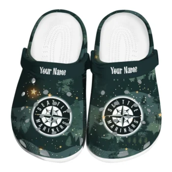 personalized seattle mariners deer nightscape clogs best selling