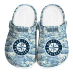 personalized seattle mariners sea swirls clogs best selling