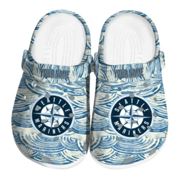 personalized seattle mariners sea swirls clogs best selling