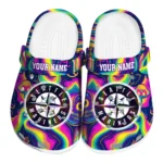 personalized seattle mariners swirling mushrooms clogs best selling