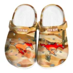 personalized smu mustangs desert layers clogs best selling