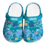 personalized smu mustangs tropical fish ocean clogs best selling