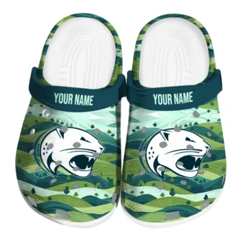 personalized south alabama jaguars hills illustration clogs best selling