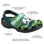 personalized south alabama jaguars hills illustration clogs best selling