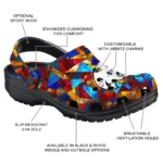 personalized south alabama jaguars prism pieces clogs best selling