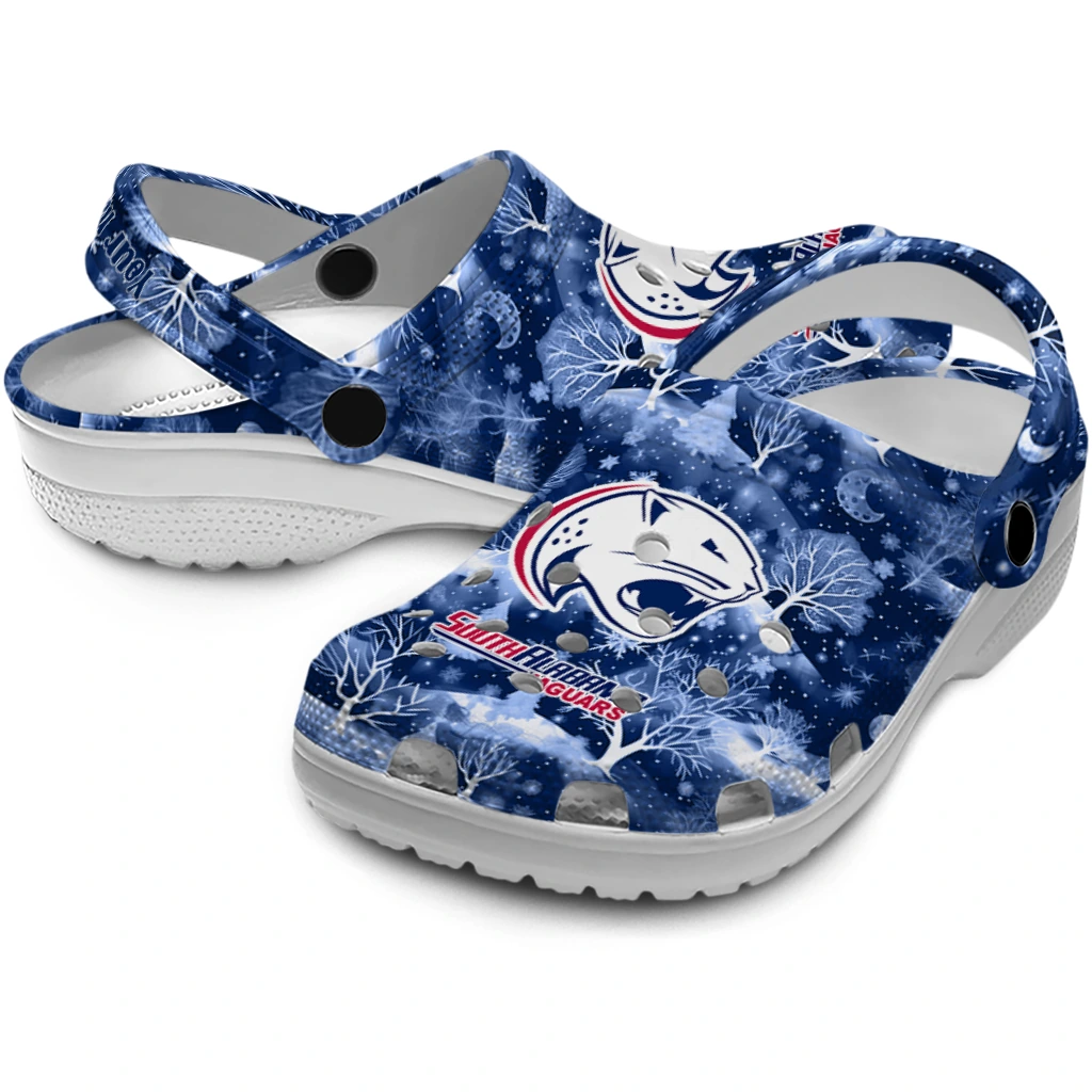 personalized south alabama jaguars snowy hills clogs high quality personalized south alabama jaguars snowy hills clogs high quality