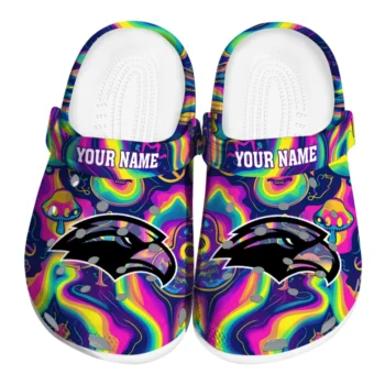 personalized southern miss golden eagles swirling mushrooms clogs best selling