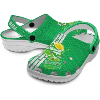 personalized sprite green design green white clogs high quality hey clogs