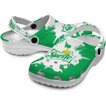 personalized sprite lemon spot green white clogs high quality hey clogs