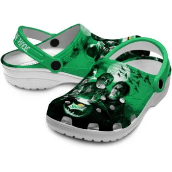 personalized sprite masked trio green black clogs high quality hey clogs
