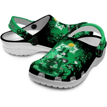 personalized sprite shadow green black clogs high quality hey clogs
