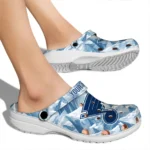 personalized st louis blues mountain artwork clogs best selling