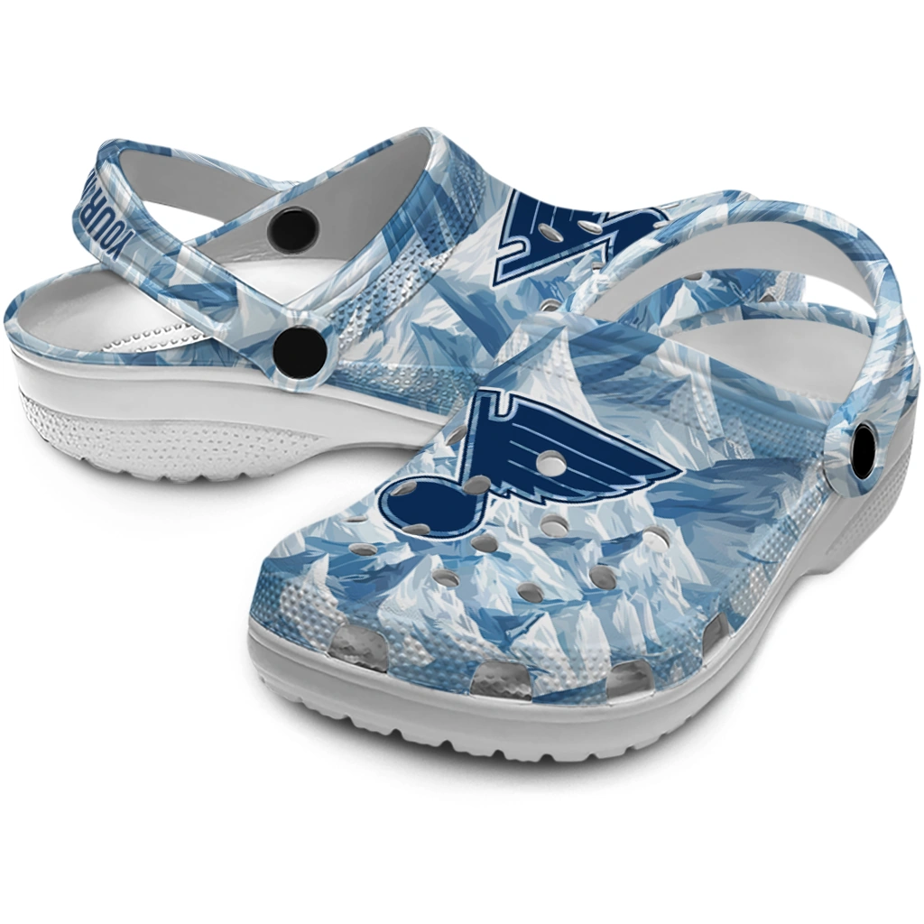 personalized st louis blues mountain artwork clogs high quality personalized st louis blues mountain artwork clogs high quality