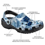 personalized st louis blues mountain artwork clogs best selling