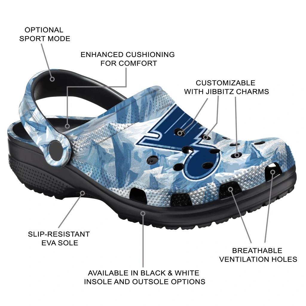 personalized st louis blues mountain artwork clogs new arrival personalized st louis blues mountain artwork clogs new arrival