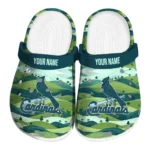 personalized st louis cardinals hills illustration clogs best selling