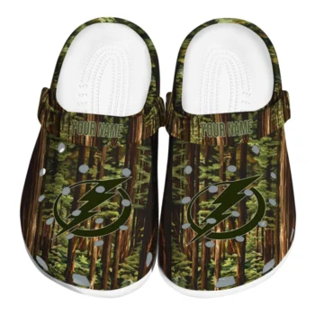 personalized tampa bay lightning woods forest designs clogs best selling