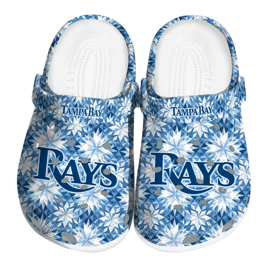 personalized tampa bay rays snowflake mosaic clogs best selling personalized tampa bay rays snowflake mosaic clogs best selling