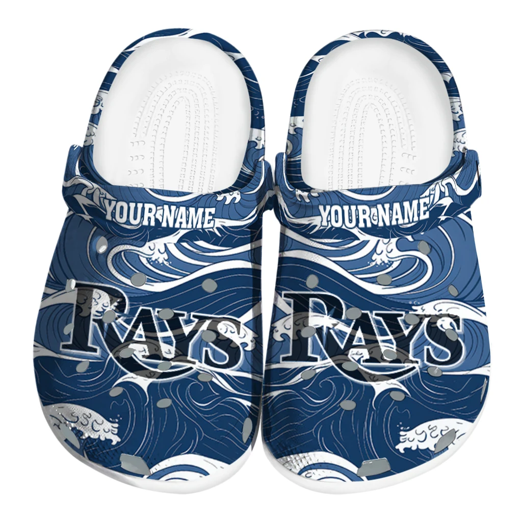 personalized tampa bay rays wave flow clogs best selling personalized tampa bay rays wave flow clogs best selling