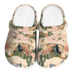 personalized tcu horned frogs desert cactus pattern clogs best selling