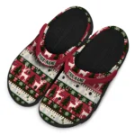 personalized temple owls christmas motif clogs best selling