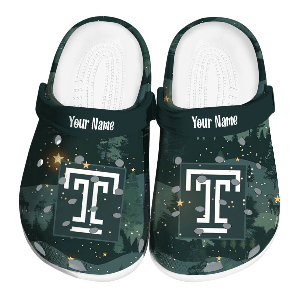 personalized temple owls deer nightscape clogs best selling personalized temple owls deer nightscape clogs best selling