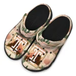 personalized temple owls desert cactus pattern clogs best selling