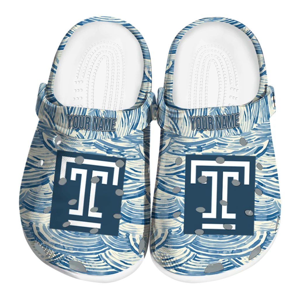 personalized temple owls sea swirls clogs best selling personalized temple owls sea swirls clogs best selling