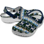 personalized tennessee titans christmas motif clogs best selling