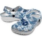personalized tennessee titans mountain artwork clogs best selling