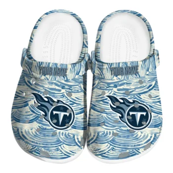 personalized tennessee titans sea swirls clogs best selling